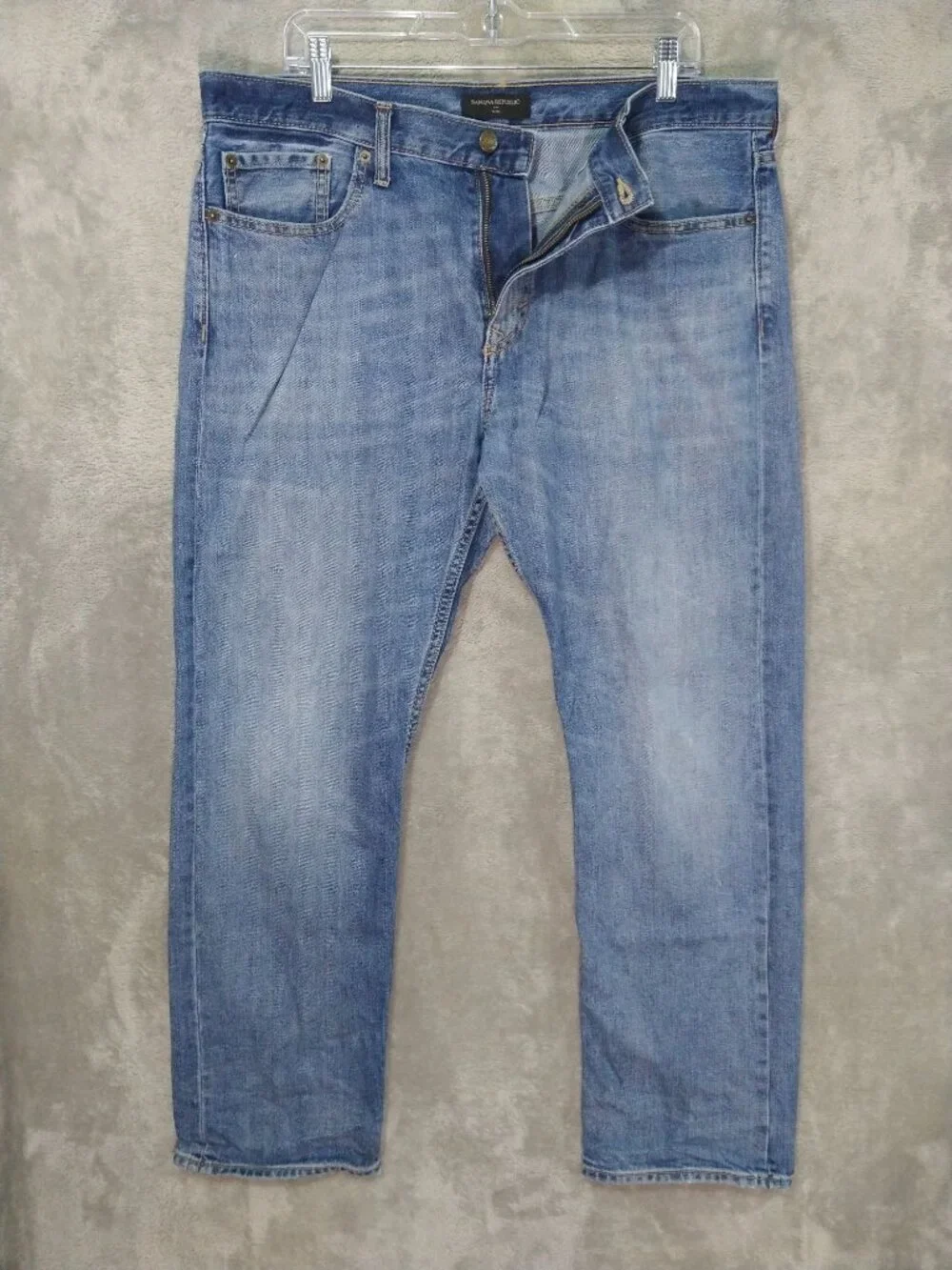 Banana Republic Jeans Mens 36x30 Blue Denim Authentic Slim Medium Wash